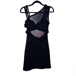 SCARABELLO | LITTLE BLACK SHEER DRESS